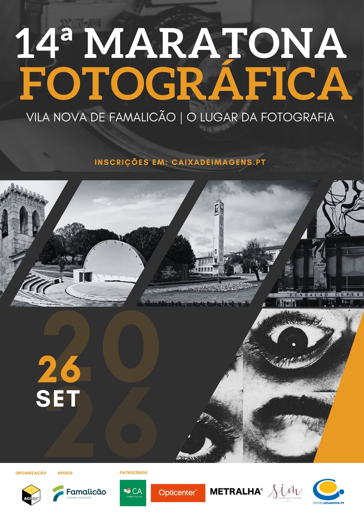 Cartaz da Maratona Fotográfica de Vila Nova de Famalicão 2026